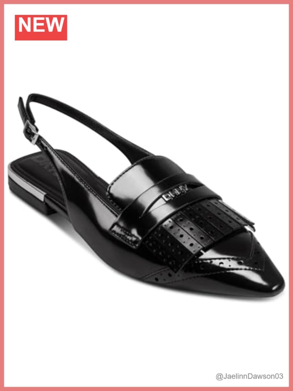 Leather Slingback Ballet Flat Lightweight Slip-On